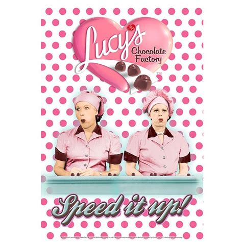 I Love Lucy Chocolate Factory Metal Sign Canada | RetroFestive.ca