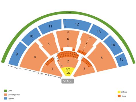 Xfinity Center (Formerly Comcast Center) Seating Chart | Cheap Tickets ASAP