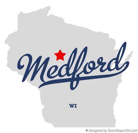 Map of Medford, WI, Wisconsin