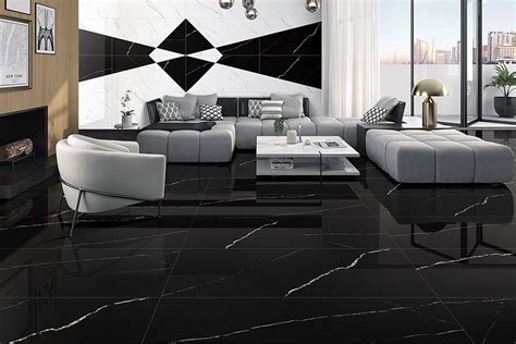 Buy Devonian Black (HG) Tile | Glazed Vitrified Tiles - Nitco Tiles & Marble