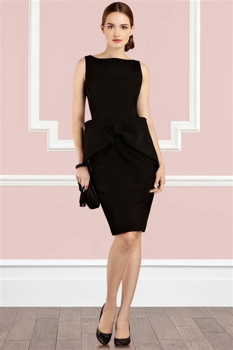 Lyst - Coast Glamour Bow Dress in Black