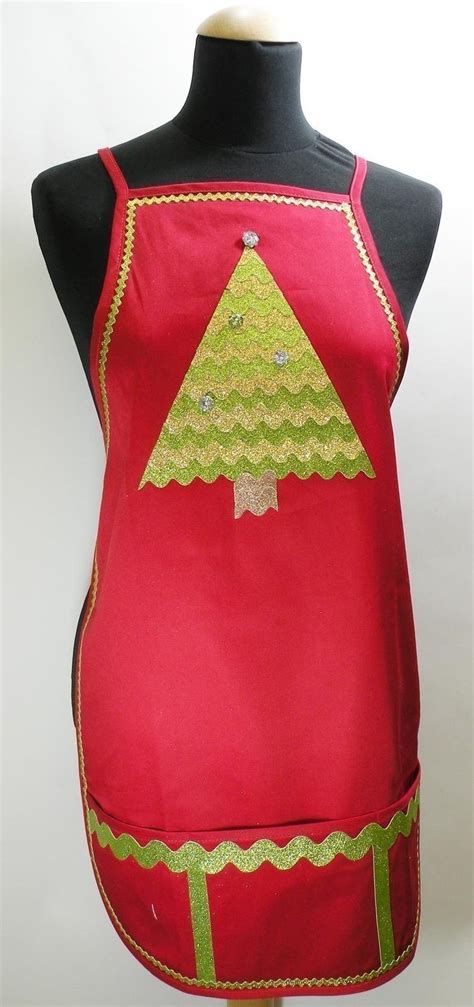 Christmas Tree Apron · A Full Apron · Dressmaking on Cut Out + Keep · Creation by Judy M.