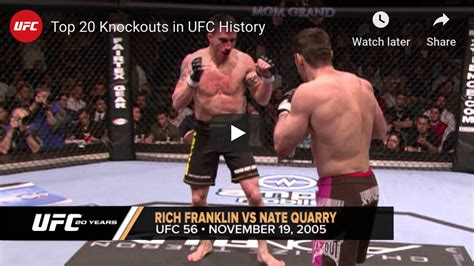 Watch: Top 20 Knockouts in UFC History - mustloveemma