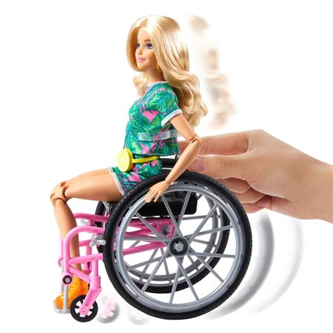 Barbie Doll 165 with Wheelchair Blonde | Smyths Toys UK