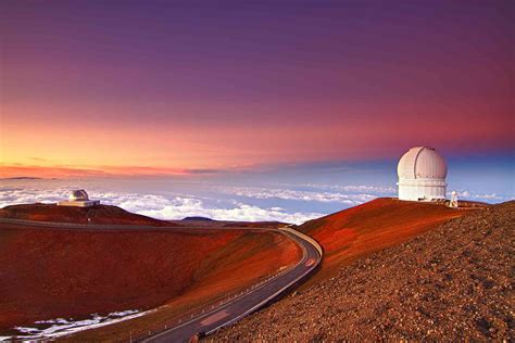 Mauna Kea Observatory Map