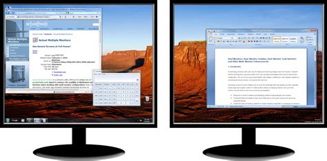 Windows 7 Dual Monitor Taskbar: How to Extend Windows 7 Taskbar to a Second Monitor - Articles ...