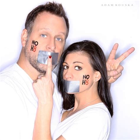 Dave Coulier, Wife Melissa Bring in NOH8 Campaign: Picture - Us Weekly