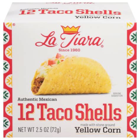 La Tiara Taco Shells, Yellow Corn - Brookshire's