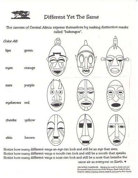 african masks drawings for kids - Google Search African Art For Kids ...