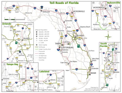 Map Projection Variation with Florida County data - AARoads