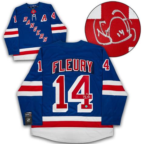 Theo Fleury New York Rangers Autographed Signed Fanatics Replica Hockey Jersey