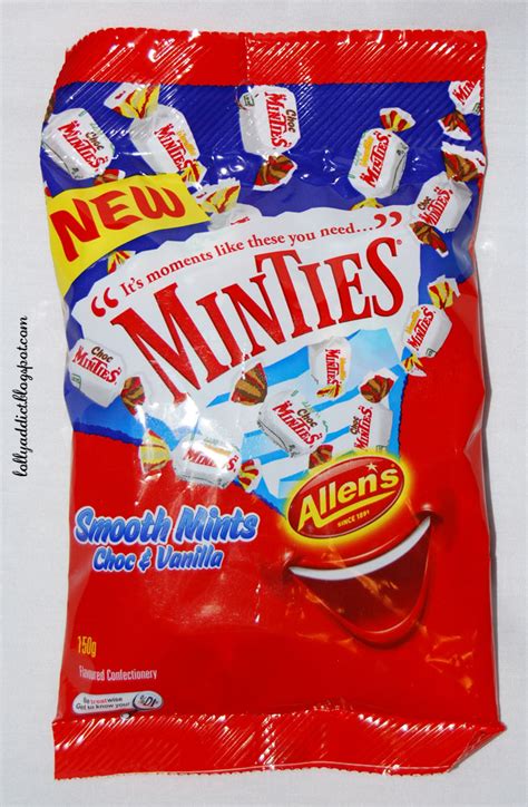 Lolly Addict - Australian Confectionery Reviews: Allen's Minties Smooth Mints Choc Vanilla