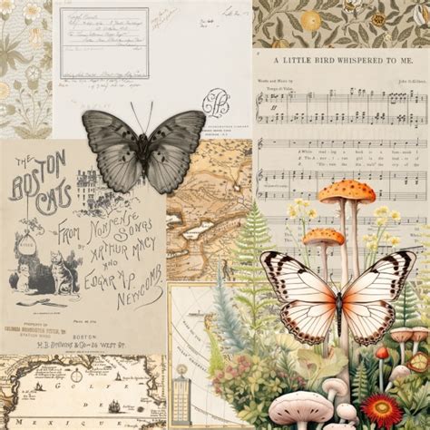 Vintage Collection Collage Art Free Stock Photo - Public Domain Pictures