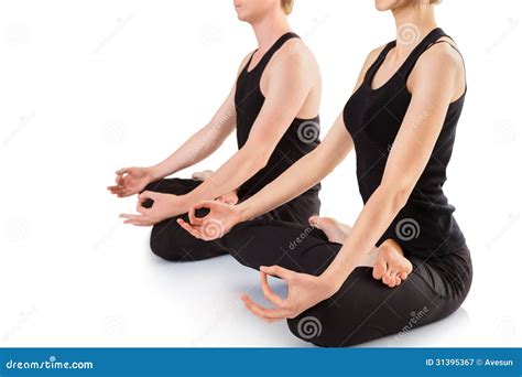 Meditating in the Lotus Position Stock Image - Image of male, caucasian: 31395367