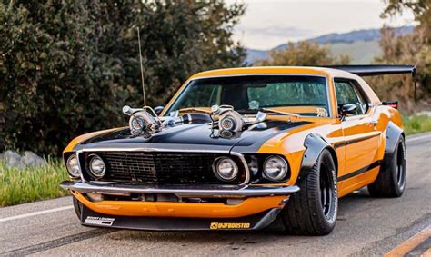 Widebody Twin-Turbo 1969 Ford Mustang Is Ready to Shock You (локализовано)