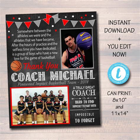 Basketball Coach Gift Coach Award Basketball Team Gift End - Etsy ...