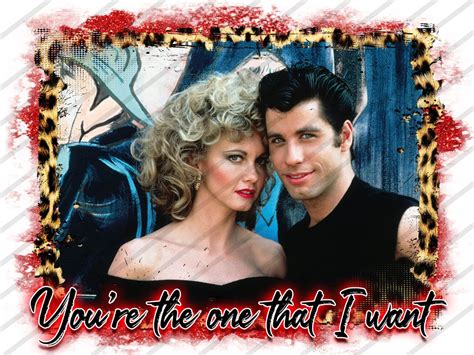 Grease you're the one that I want digital design File | Etsy