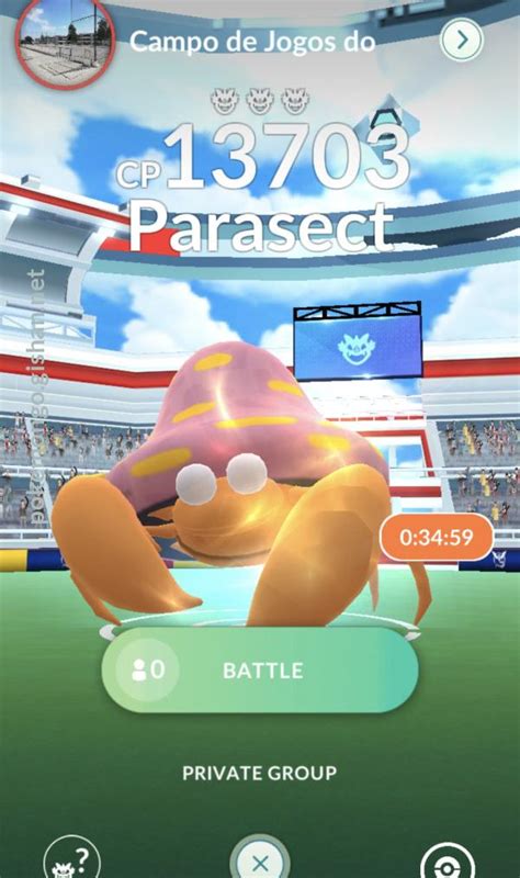 Parasect Raid Boss - Pokemon Go