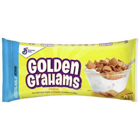 General Mills, Golden Grahams Breakfast Cereal, with Whole Grain, 35 oz ...