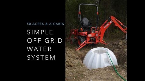 Off Grid Water System - YouTube