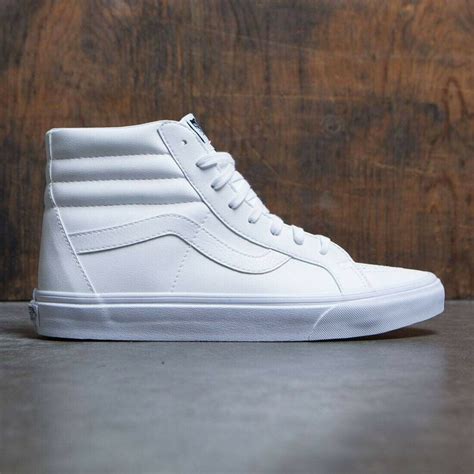 Vans - Vans SK8 Hi Reissue Classic Tumble True White Men's Skate Shoes Size 10.5 - Walmart.com ...