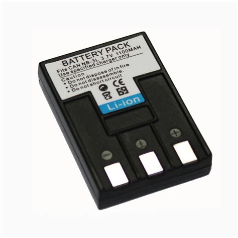 3.7V 1100mAh NB 3L NB3L NB 3L Replacement Camera Battery For Canon Ixus i5 i2 750 700 IS IIS ...