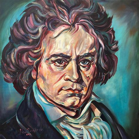 Ludwig van Beethoven Painting by Nino Ponditerra - Pixels