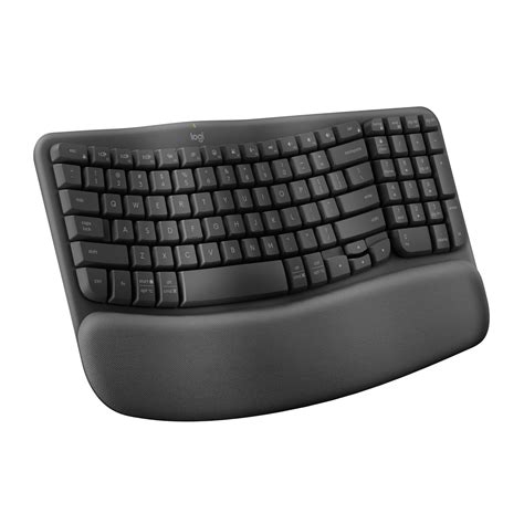 Buy Logitech Wave Keys Wireless Ergonomic Keyboard with Cushioned Palm ...