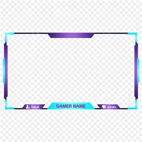 Twitch Clipart Transparent Background, Purple Blue Screen Twitch Overlay, Design, Streaming ...