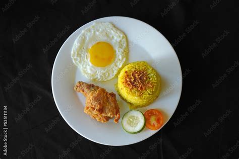 chicksilog chicken egg java rice Stock Photo | Adobe Stock