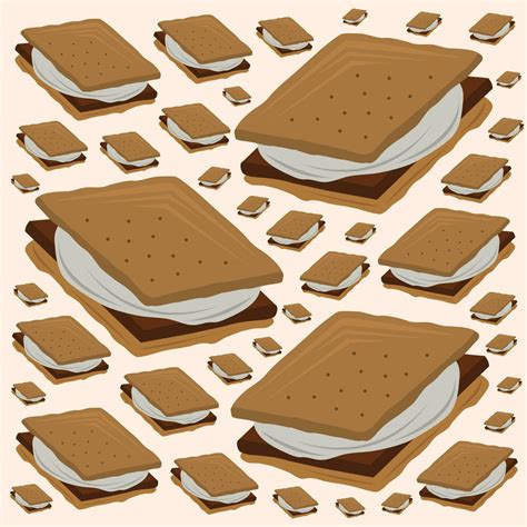 S'mores vector illustration for graphic design and decorative element ...