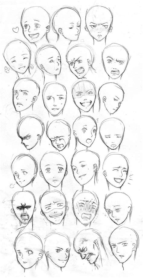 Facial Expressions I by YuuyuMori on deviantART | Drawing face expressions, Drawing expressions ...