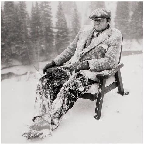 Jack Nicholson at his house in Aspen, Colorado, 1981. : OldSchoolCool