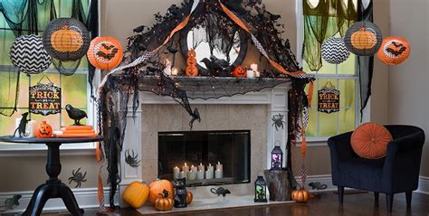 Party City Modern Halloween | Halloween mantel decor, Halloween home decor, Handmade halloween ...