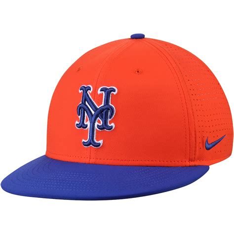 Nike New York Mets Orange/Royal Aero True Adjustable Hat