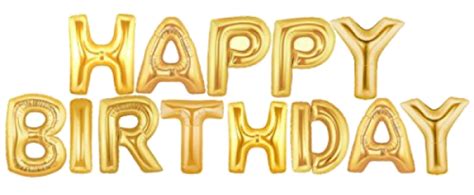 Happy Birthday Foil Balloon PNG Transparent Images | PNG All | Happy ...