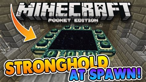 Village At Spawn & Stronghold Seed | Minecraft PE Bedrock Seeds