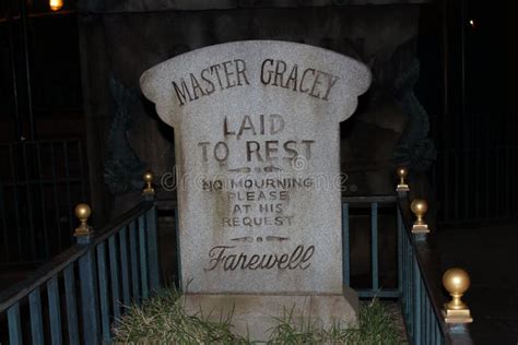 Master Gracey Tombstone editorial image. Image of haunted - 114004080