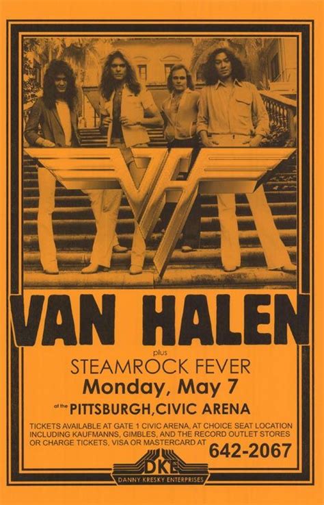 Van Halen. | Concert posters, Van halen, Music concert posters