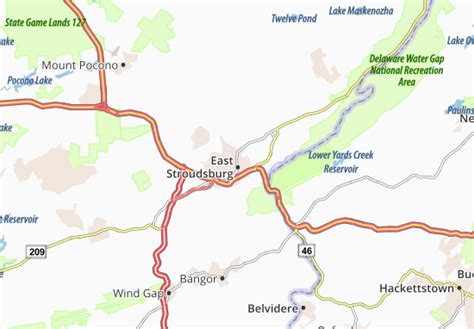 MICHELIN East Stroudsburg map - ViaMichelin