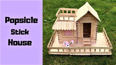 Popsicle Stick House Tutorial