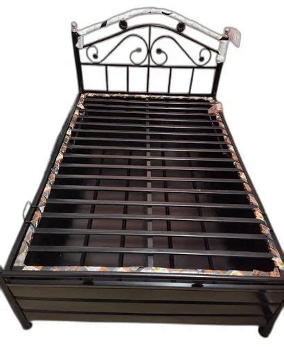 Metal Storage Single Bed at best price in Thane by Aadeshwar Furniture | ID: 2848945731012