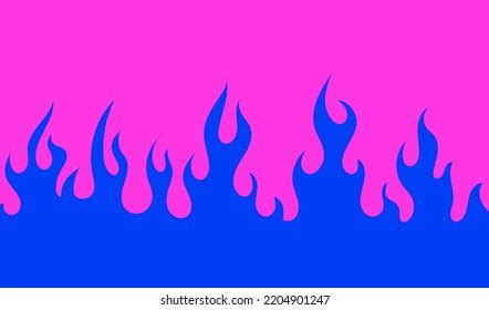 Flames Fire Tattoo Line Art Style Stock Vector (Royalty Free ...