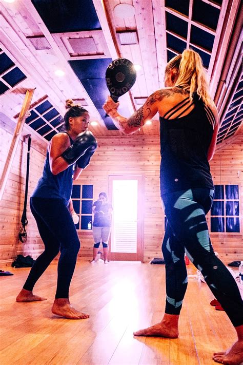 Athlete on the left, gloves photographed: Bia Boxing Glove Black/Black ...