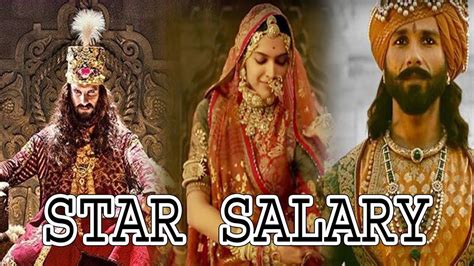 Padmavat Star Cast Salary - YouTube