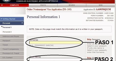 Conoce Como Llenar El Formulario Ds 160 Para Solicitar Visa Americana | Porn Sex Picture