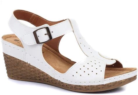 Pavers Ladies Wedge Sandals 319 952: Amazon.co.uk: Shoes & Bags