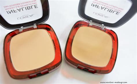 L'Oreal Paris Infallible 24H Powder Foundation Review,Swatches,Demo | New Love - Makeup