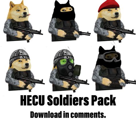 HECU Soldiers Template [ Half-Life ] : r/dogelore