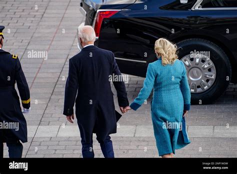 President Joe Biden and first lady Jill Biden, depart after the 59th ...